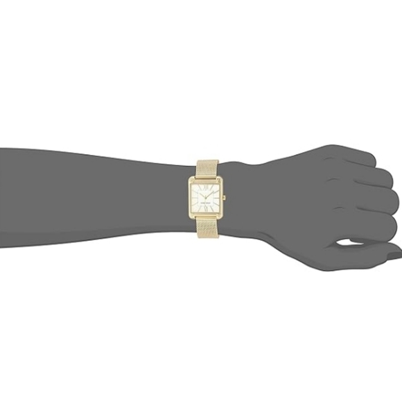 Women\'s Mesh Bracelet Watch Gold Color main image 2